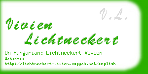 vivien lichtneckert business card